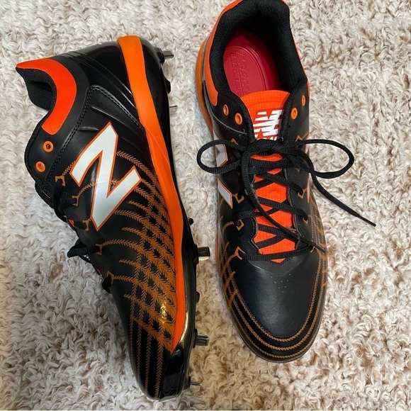 New Balance Metal Baseball Shoes Cleats Orange NEW​​​​ main image 8